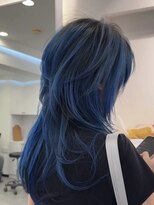 ミー(MI)&nbsp;大人映えネイビーブルー【池袋駅/レイヤーカット】