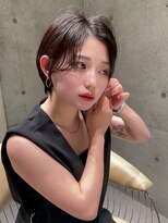 アスター 天神大名店(Aster) 小顔に見えるトレンドヘア/黒髪/オリーブグレー/ココアベージュ