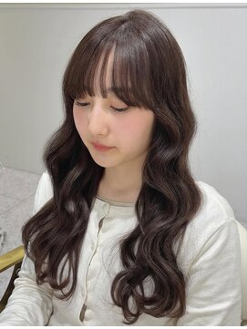 韓国ヘアーハッシュカットレイヤーカットハイライトカラー