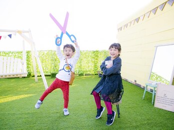 フォトスタジオ アンド ヘアメイク ニコメルシー(photo studio hair make nico merci)の写真/【茨木】キッズモデルも通うnico merci ♪かしきりなので他の方も気にならずゆったりできます◎