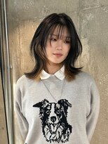 オルカ(ORCA)&nbsp;ハッシュカット ミディアムレイヤー 韓国レイヤー 