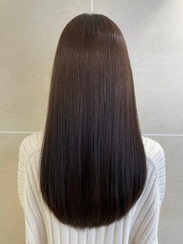 クララ アベノ(CLALA Abeno)の写真/【酸性ストレート】で感動の仕上がり☆自然で柔らかい髪質へ◎