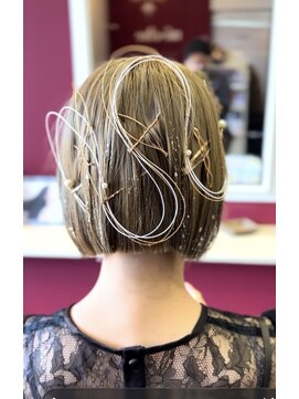 ヘアデザイン ニーチェ(Hair Design ni che) 定番シニヨン