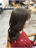 コテ巻きスタイル×透明感オリーブベージュ/10代20代30代/横浜
