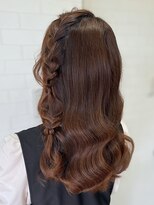 タグマル 学割U24 学生ペア割選べるヘアセット 編みたらし