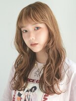 インセプション 銀座(INCEPTION)&nbsp;ロングレイヤー/前髪あり/巻き髪/顔まわりレイヤー/20代/30代