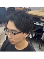 ニコ シモノセキ(NIKO Shimonoseki)&nbsp;「NIKO」大人メンズパーマ　センターパートパーマ下関