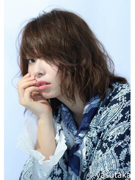 ビューティズム ムーン 本郷三丁目店(Beautism moon) グレージュレイヤーカットTOKIOインカラミトリートメント