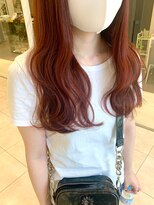 ケーツーナゴヤ(K two NAGOYA) 【明るい髪におススメ】チェリーピンクとオレンジの透明感カラー