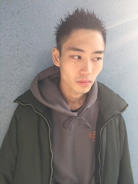 ニコフクオカヘアーメイク(NIKO Fukuoka Hair Make) 「NIKO」アップバングベリーショート