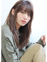 クラン 六甲道(Chlan) カジュアルニュアンスセミロング×顔まわりレイヤー