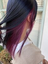 サロン ド ソーホー 蕨(Salon de SOHO) 【Red Purple×Deep Blue】反対色のダブルカラー