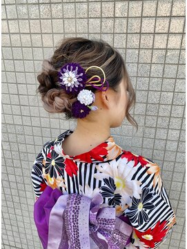 ヘアアンドライフ リー 山形北店(Re...) 浴衣にピッタリな大人アップスタイル
