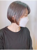 【morio 原宿】大人ショートボブ30代40代髪型前下がりボブ　宮本