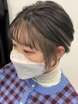 メル(Mel) ☆Mel発☆フェイスフレイミング☆グレージュ☆韓国風☆前髪