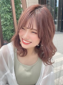 ロンド ジュルード 名古屋(Lond jeloud) 学割U24 韓国風 ウルフ フェイスレイヤー 顔周り 前髪 381