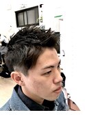 6mm刈り上げ フロントアップスタイル