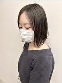 前髪/マチルダボブ/ピンクベージュ/インナーグレージュ/津田沼駅