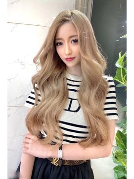 リア 大阪梅田(Ria) ~ミルクティーべージュ シールエクステ~【Ria 大阪 梅田】