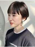 【なかじま ひびき】大人かわいいワイドバングマッシュショート