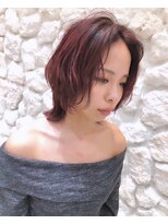 モアナバイヘッドライト 小田原店(Moana by HEADLIGHT)&nbsp;Moana【小田原】#ウルフカット#ピンクブラウン#ウルフレイヤー