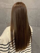 ディスコネクト(DISCO-N-NECT) 髪質改善　ストレート　艶髪ロング　チョコレートカラー