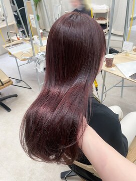 フルールバイアヴァンスクロス(Flulu by avance. cross) 髪質改善カラーの艶ピンク