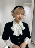 ヘアセット/ヘアアレンジ/お呼ばれヘア/【永尾しおり』