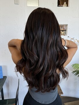 ソンリエ 青竹店(SONRiE) ブラウン系バレイヤージュ