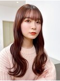 Say.黒髪ボブルフネビージュ小顔ワンレンロングぱっつん前髪青山