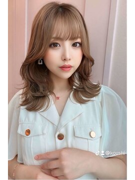 アールサロン 心斎橋(RrSALON) イメチェン/ホワイトブロンド/外ハネボブ/美髪/RrSALON心斎橋