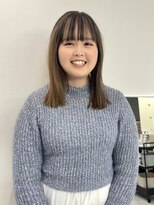 ハル 南平岸(HARU)&nbsp;プリンが気になりにくい！前髪インナーカラー♪