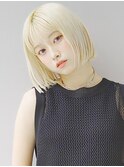 クラゲヘアー/オリーブグレー/小顔/ココアベージュ[横浜]