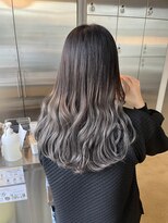 オーガニック リブ 川越(organic+live)&nbsp;20代30代大人可愛い艶感アッシュグレージュグラデーション