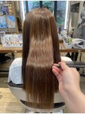 ナチュラル艶ストレート