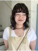 レイヤーカットパーマ