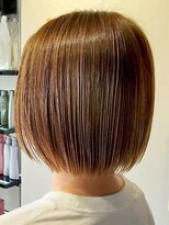 トゥルートラスト アン 下石田店(True Trust un)&nbsp;大人女性におすすめ 切りっぱなしナチュラルボブスタイル