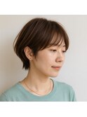 美フォルムショートボブ 20代 30代 40代 50代 60代 髪質改善
