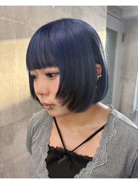 ワンズミラー 海老名店(ONE's MIRROR) メンズにも大人気♪ブルーラベンダー【ブリーチ/青/紫/寒色】
