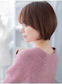 ■シースルーバング艶感美髪丸みショートマッシュ43越谷20代30代