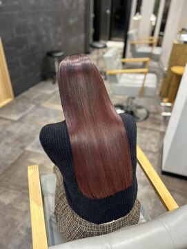 ゼン ネオ(Zen Neo) 髪質改善カラー/縮毛矯正/チェリーレッド/20代/30代/40代/50代