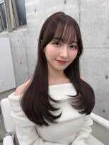 フォンズ(FONS)&nbsp;透明感ショコラグレージュ/ロングレイヤー/ワンカール/表参道