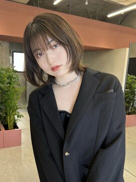 バサ 江古田店(BASSA) ボブレイヤー/顔まわりカット/ベージュカラー