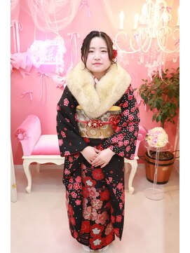 ハナココ 水戸店(hana Coco) 編み込みアップスタイル