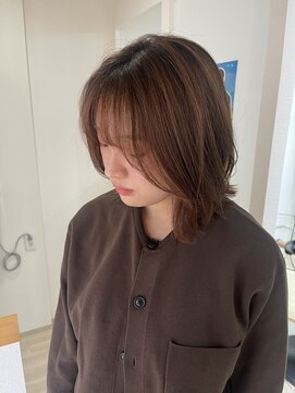 エメヘアデザイン ルイス(Aimer Hair Design Lewis) ［結べる］レイヤーカット/ミディアムレイヤー/弘前市