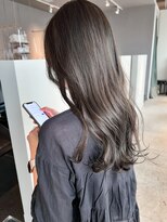 ヘアーエスクールシーユー 枚方T-SITE店(hair S.COEUR×Cu) オリーブグレージュ/枚方美容室/大阪美容室