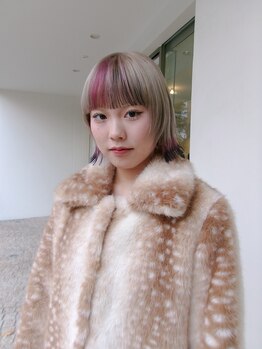 チクロヘアー(Ticro hair)の写真/【透明感×個性のハイトーンカラー】定評のある高いカラー技術と絶妙なセンスで"カワイイ"を創る