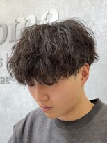 ビカムメンズヘアー 栄店(become men's hair)&nbsp;くるくるしない縦落ちツイストスパイラルパーマ