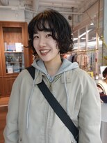 ユルクメゾンシティ 名古屋(JURK MAISON CITY) 名古屋/ミルクティーブロンド/ダークブルー/デジタルパーマ