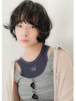ソレイユトウキョウシブヤ(SOLEIL TOKYO shibuya) ニュアンスパーマショートボブ